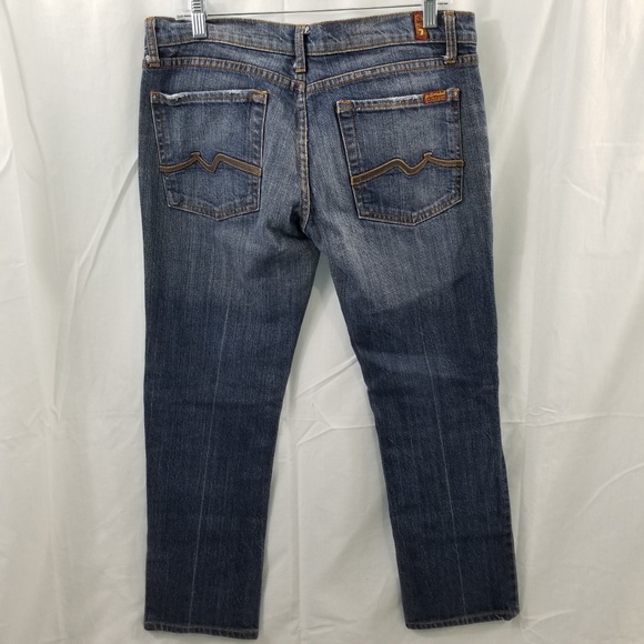 7 For All Mankind Jeans Bootcut Size 31x28 - Picture 4 of 8